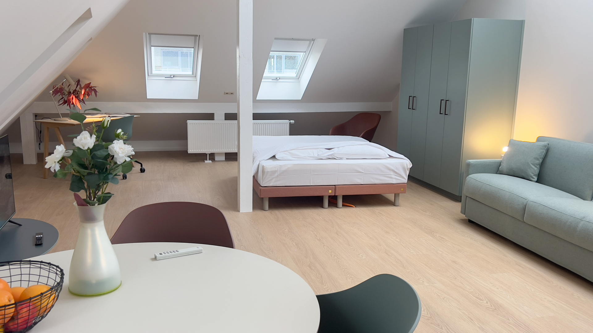 Studio Penthouse (+50m2 3 pers)